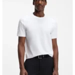 Cotton-jersey T-shirt with logo detail