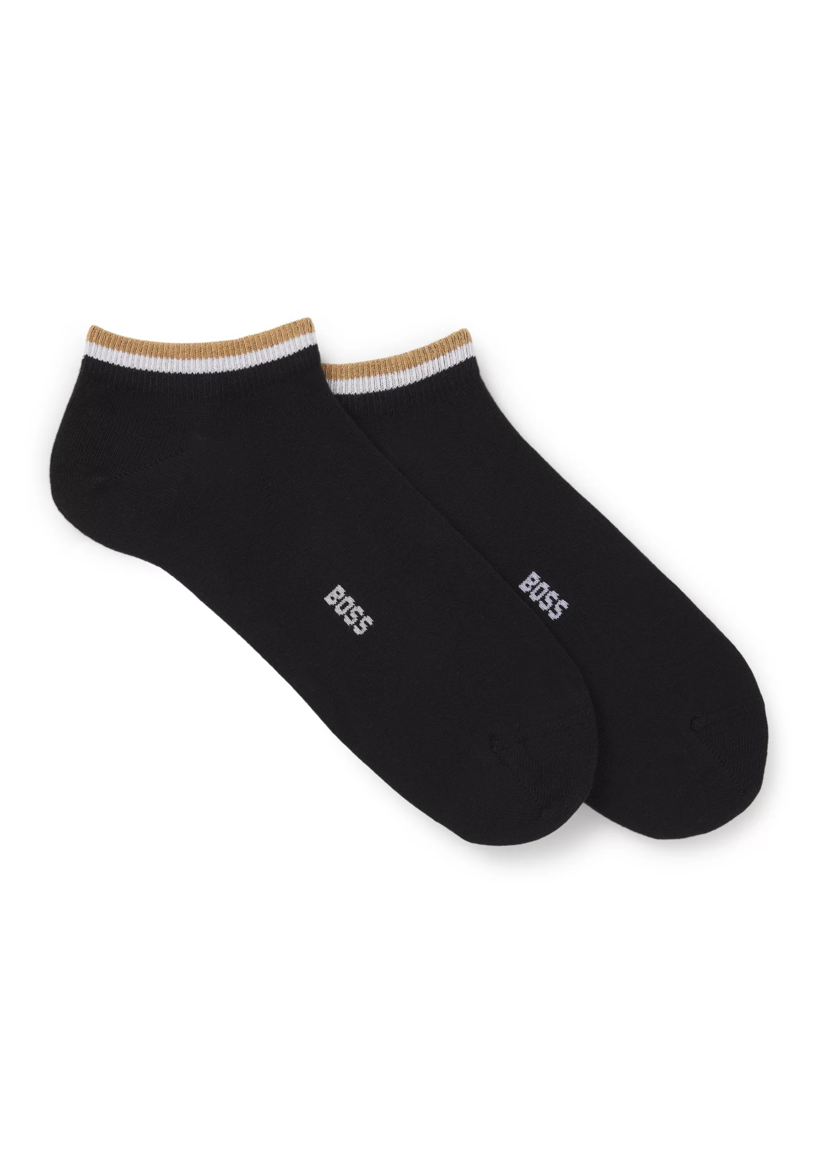 hbeu50491192_001_200 Two-pack of ankle socks with signature-stripe cuffs - Image 1