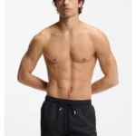 Swim shorts with signature stripe and logo