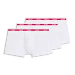 Three-pack of stretch-cotton trunks with logo waistbands