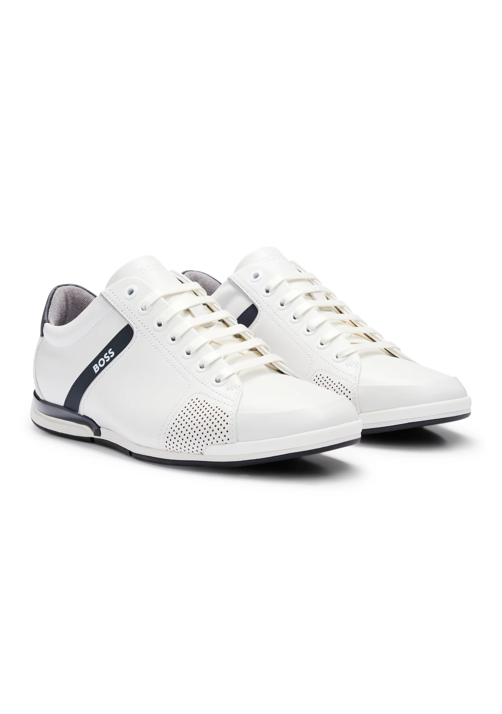 hbeu50498282_100_200 Leather trainers with odour-control lining - Image 1