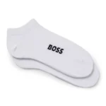 Two-pack of cotton-blend logo ankle socks