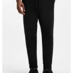 Stretch-cotton tracksuit bottoms with logo print