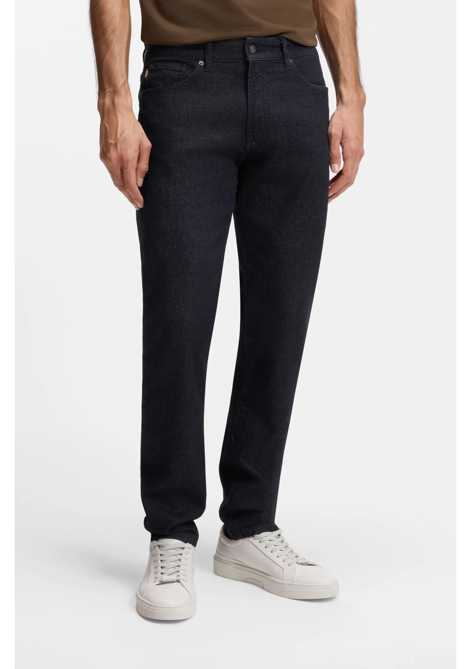 hbeu50509918_403_360 Maine regular-fit jeans in dark-blue stretch denim - Image 1