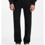 Slim-fit jeans in black stretch denim