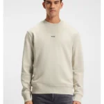 Cotton-terry sweatshirt with logo print