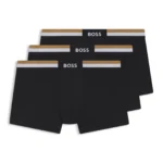 Three-pack of cotton-blend trunks
