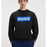 Cotton-terry sweatshirt with logo print
