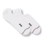 Two-pack of invisible socks in a cotton blend