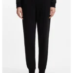Cuffed tracksuit bottoms with signature-stripe drawcord