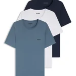 Three-pack of logo-print underwear T-shirts in cotton