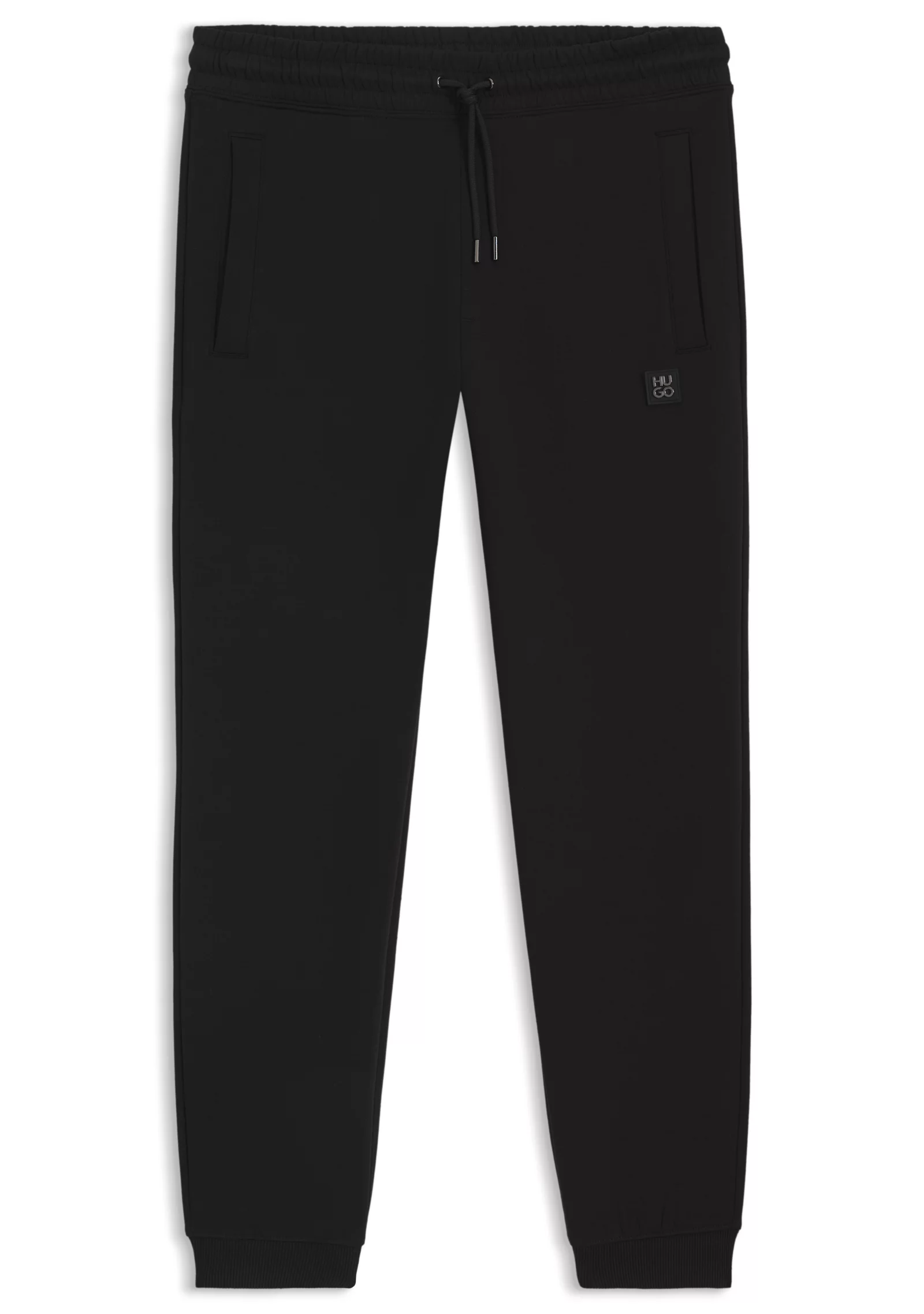 hbeu50533695_001_100 Cotton-blend tracksuit bottoms with stacked logo - Image 1