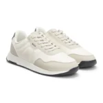 Low-top trainers with textured uppers