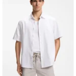 Regular-fit shirt in soft-washed Oxford cotton