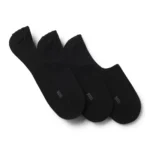 Three-pack of invisible socks in a cotton blend