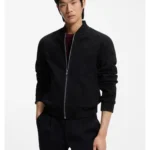 Regular-fit jacket in suede