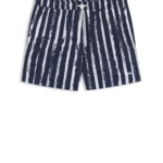 Quick-dry swim shorts with all-over print