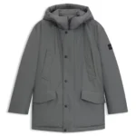 Water-repellent jacket with contrasting trims