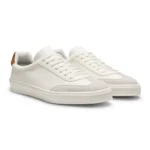 BOSS BY BECKHAM trainers in leather and suede