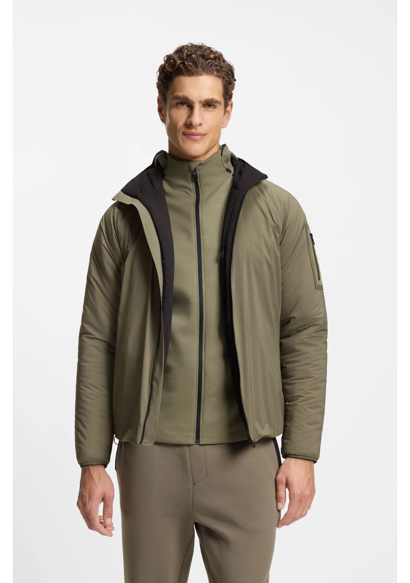 hbeu50551067_257_350 Water-repellent jacket with adjustable hem - Image 1