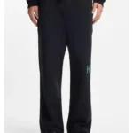 Cotton-terry tracksuit bottoms with logo print