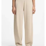 Balloon-fit tracksuit bottoms with logo embroidery