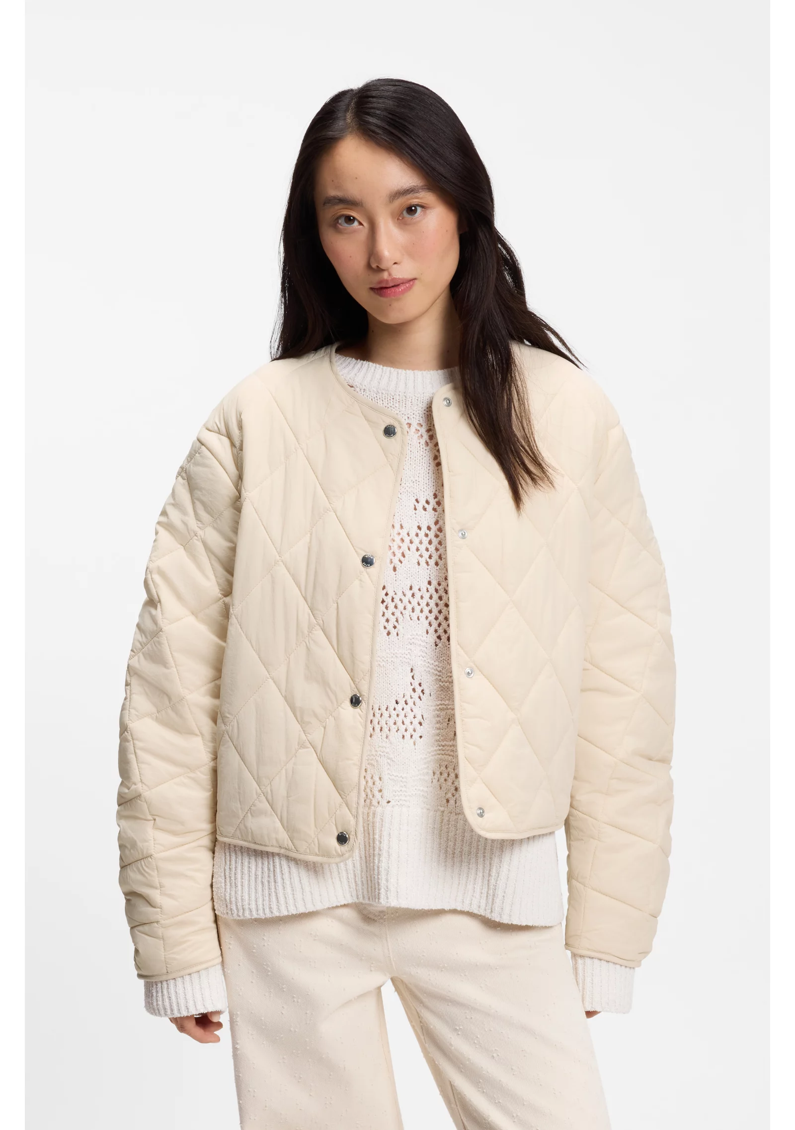 hbeu50553785_284_350 Water-repellent jacket with diamond quilting - Image 1