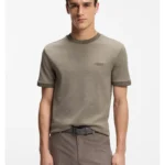 BOSS x ASTON MARTIN T-shirt in wool-cotton jacquard