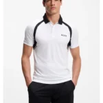 Active Quick-dry slim-fit polo shirt in stretch fabric