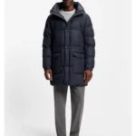 Water-repellent jacket with padding