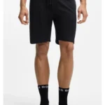 Logo-print loungewear shorts in cotton terry