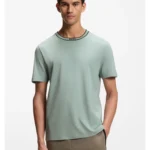 Cotton T-shirt with logo crew neck