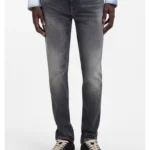 Slim-fit jeans in grey stretch denim
