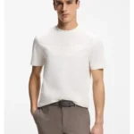 BOSS x ASTON MARTIN mercerised-cotton T-shirt with wing detail