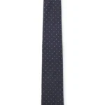 Silk-blend tie with dot pattern