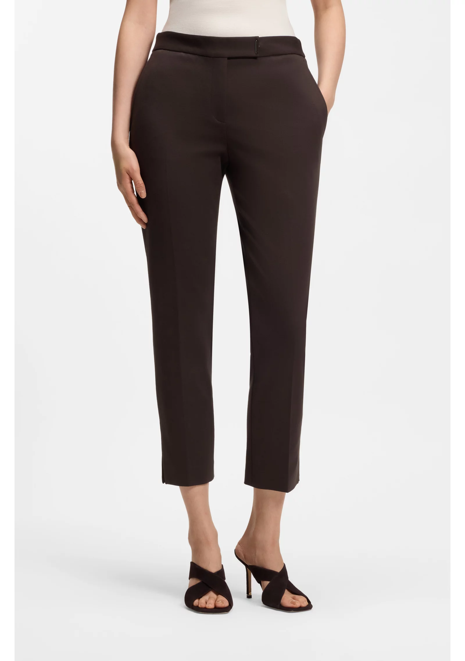hbeu50556341_207_350 Slim-fit trousers in stretch jersey - Image 1
