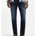 Maine regular-fit jeans in dark-blue extra-soft denim
