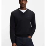 V-neck sweater in cotton