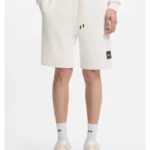 Cotton-terry shorts with tortoiseshell logo