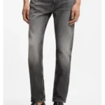 Delaware slim-fit jeans in black stretch denim