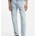 Straight-fit jeans in blue super-soft stretch denim