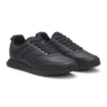 Low-top trainers with monogrammed uppers