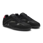 Trainers in mesh and faux suede