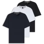 Three-pack of crew-neck T-shirts in cotton