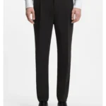 Extra-slim-fit trousers in wool-blend twill