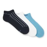 Three-pack of ankle-length socks