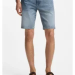 Maine shorts in blue stretch denim