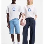 Cotton-jersey T-shirt with Happy HUGO logo
