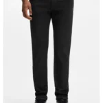 Porsche x BOSS tapered-fit trousers in stretch denim