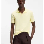 BOSS BY BECKHAM polo shirt in cotton and silk